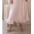 GEN RUFFLES MAXI DRESS IN PINK